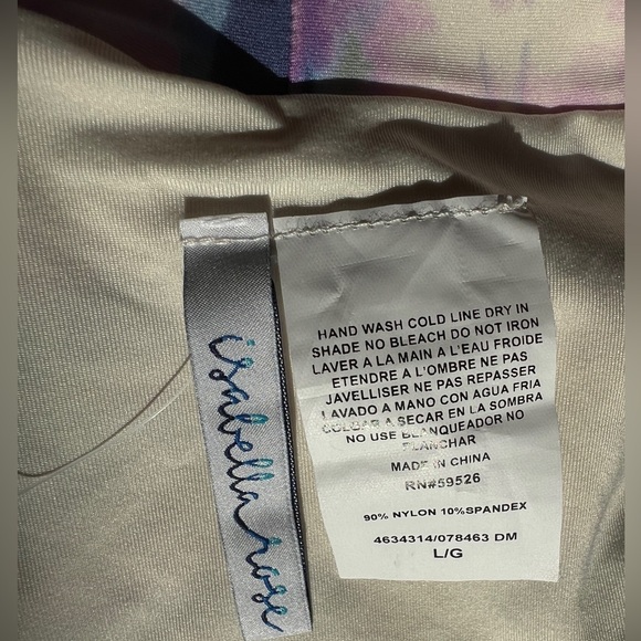 NWOT Isabella Rose Print Swim Bottom Separate Size L - Picture 4 of 4